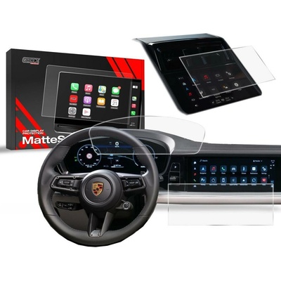 GRIZZ Protector, Ochranná fólie na display 3v1 Matte, Porsche Panamera III, 2024- , Display 12,3"
