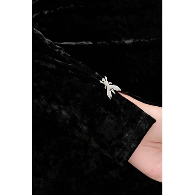 Patrizia Pepe Кадифена рокля Patrizia Pepe (2A2979.J343)