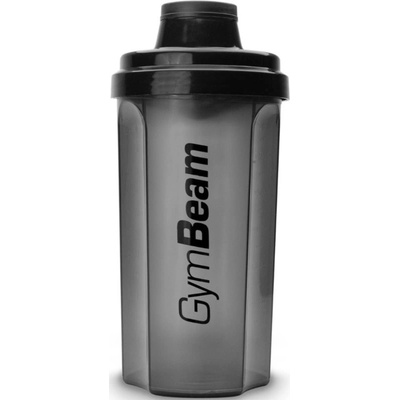 GymBeam Shaker 700 športový šejker farba Transparent Black 700 ml