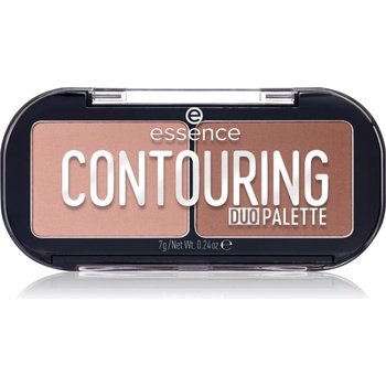 essence CONTOURING DUO PALETTE контурираща палитра за лице цвят 10 lighter skin 7 гр