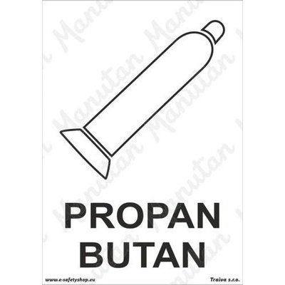 Manutan Propan butan, samolepka 148 x 210 x 0,1 mm A5