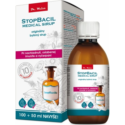 Dr. Weiss sirupy Stopbacil Medical 100 + 50 ml