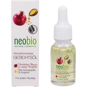 NEOBIO Pleťový olej Bio Granátové jablko & Argan 15 ml