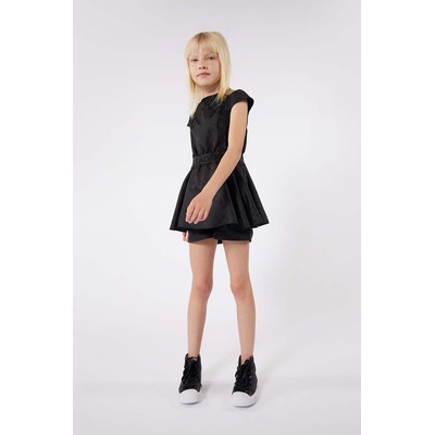 Karl Lagerfeld Детска рокля Karl Lagerfeld в черно къса разкроена (Z30088.156.162)