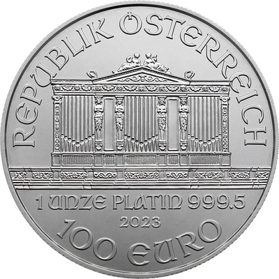 Münze Österreich platinová mince Wiener Philharmoniker 1 oz – Zboží Mobilmania