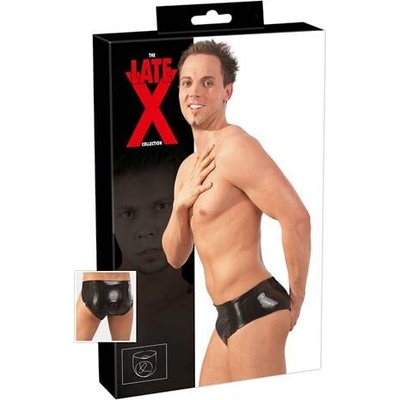 LateX Latexové slipy s análním dildem M/L