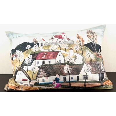 Galanteria Eshop so zipsom Josef Lada Jarnou cestou do dediny 33 x 50 cm
