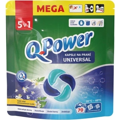 Q-Power prací kapsle Universal 5v1 70 PD