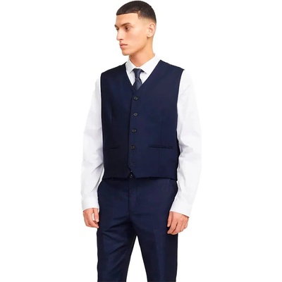 Jack & jones Елек Jack & jones Theo waistcoat - Blue (Medieval Blue / Regular Fit)
