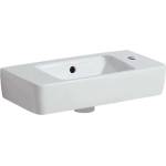 Geberit Selnova - Умивалник 50x25 см, с преливник, отвор за смесител отдясно, бял 501.507. 00.7 (501.507.00.7)