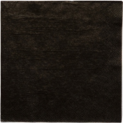 Amscan papírové ubrousky černé 33x33cm
