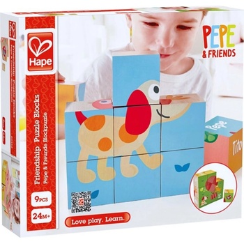 Hape Дървен пъзел - Приятелство (h0452)