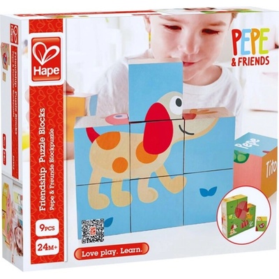 Hape Дървен пъзел - Приятелство (h0452)