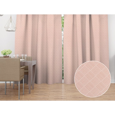 Biante Dekoračný záves Milano TF-048 - svetlo ružový 150x180 cm