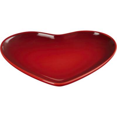 Le Creuset 80255230600099 Talíř Heart 23 cm višňový