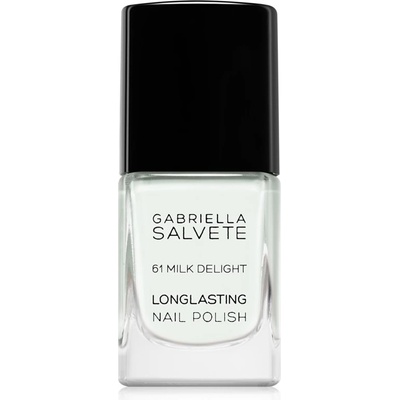 Gabriella Salvete Longlasting Enamel dlhotrvajúci lak na nechty s vysokým leskom odtieň 61 Milk Delight 11 ml