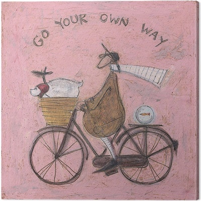Obraz na plátně Sam Toft - Go Your Own Way, 2 - 30×30 cm