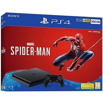 Sony PlayStation 4 Slim 500GB (PS4 Slim 500GB) + Marvel Spider-Man