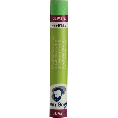 VAN GOGH OLEJOVÝ PASTEL 614.7 PERMANENT GREEN MEDIUM