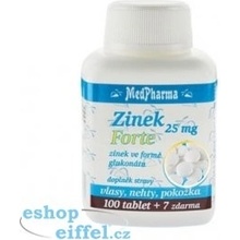 MedPharma Zinek 25 mg Forte 107 tablet