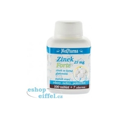 MedPharma Zinek 25 mg Forte 107 tablet