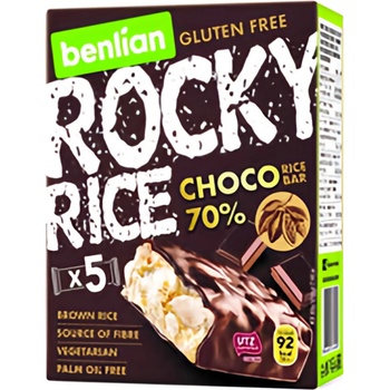 Benlian Rýžová tyčinka v 70% čokoládě 5 x 18 g