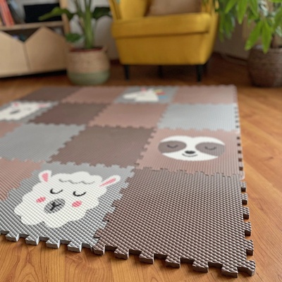 Minidecfloor podlaha 16 dílů jednorožec, lama, beránek a lenochod 24-16-15 – Zboží Dáma