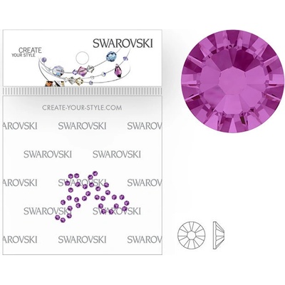 Swarovski kryštáliky SS5 Fuchsia 50 ks