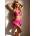 Leg Avenue Комплект от 2 части Leg Avenue Crop Top & Mini Skirt розов