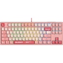 A4Tech Bloody Energy Pink S87 BLMS TKL RGB Backlit Red Switch (A4-KEY-S87-PINK)