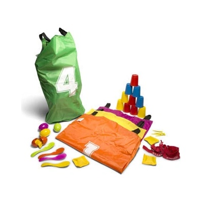 BS Toys Párty sada Party Kit skákací pytle, vajíčka, kelímky