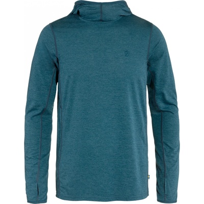 Fjällräven Мъжка спортна тениска Fjällräven Abisko Sun-Hoodie Sport shirt - Indigo Blue (016-6748-0414)