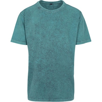Build Your Brand pánské triko BY070 Teal Black
