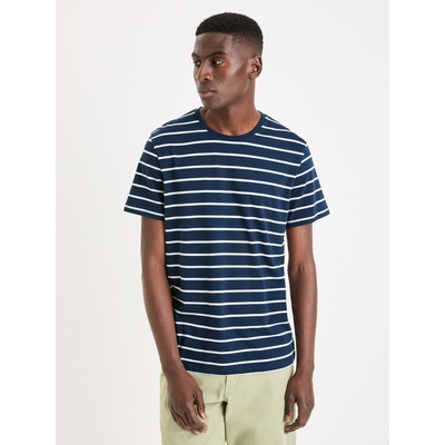 Celio Тъмно синя мъжка основна тениска Celio Gebaser Celio | Sin | МЪЖЕ | XL