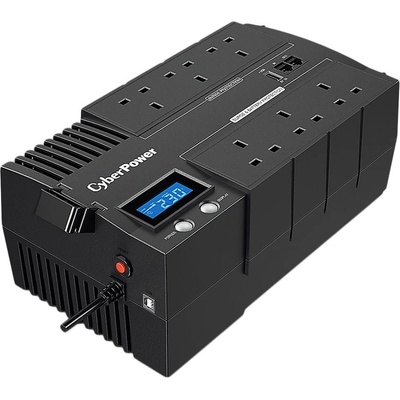 CyberPower UPS AVR 1000VA/600W, Line-Interactive, LCD display, 8x Schuko, Runtime at 90W ( min ): 42; BR1000ELCD (BR1000ELCD)