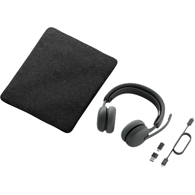 Logitech Zone Wireless 2 ES for B - HEADSET - GRAPHITE - BT/CORDED - EMEA28i-935 - A00197, TEAMS (981-001493)