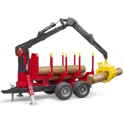 Bruder 2252 lesních PŘÍVĚS s hydraulickou rukou