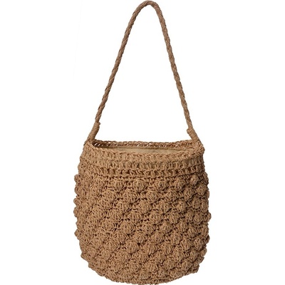 Clayre & Eef dámská kabelka 20*21 cm Hnědá