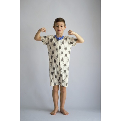 Dětský overal Milé potvorky modré