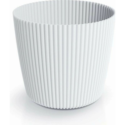 Prosperplast Kvetináč MILLA ROND IX biely, 34,2 cm