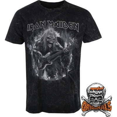 Metal Metalshop Original S Iron Maiden Flames čierne