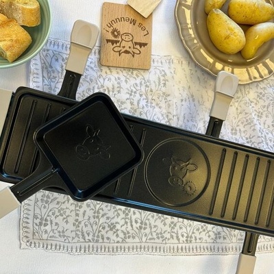 LITTLE BALANCE 8944 Raclette 4 Meuuuh...!, Gril na raklet, až pro 4 osoby, odnímatelný gril, 4