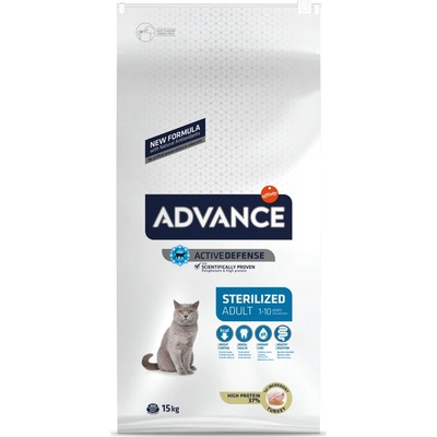 Advance Cat Sterilized Turkey 2 x 15 kg