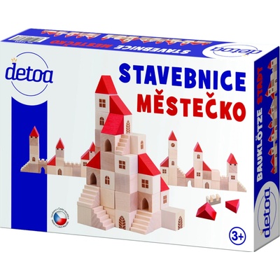 Detoa Kocky stavebnica drevo 100 ks