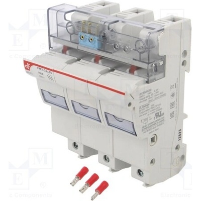 DF ELECTRIC 485323 Zásuvka; 22x58mm; na přípojnici DIN; 100A; 690VAC; Póly: 3; IP20