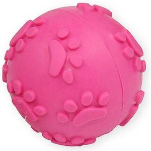 PET NOVA Tpr Играчка за кучета - свиреща топка, розова 6см