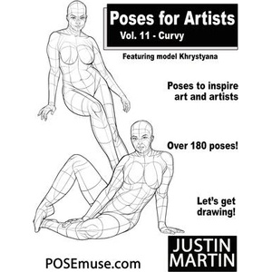 Poses for Artists Volume 11 Curvy (ISBN: 9781737793755)