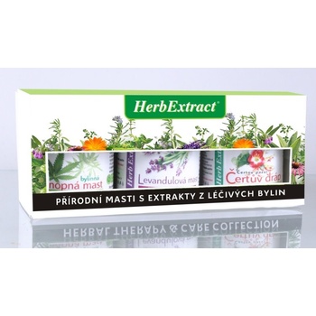 Herb Extract dárková bylinné masti 3 x 125 ml A 3 x 125 ml dárková sada