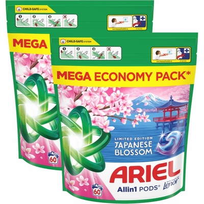 Ariel Allin1 Pods kapsule na pranie Japanese Blossom 60 PD