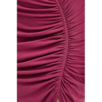 Rick Owens Lilies Пола Rick Owens Lilies в розово среднодълга с кройка тип молив LI01E4307RV (LI01E4307RV)